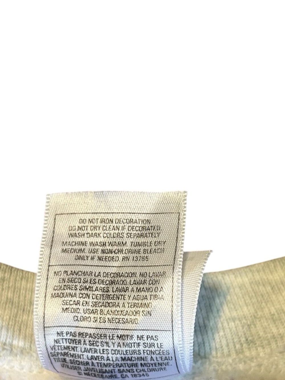 Vintage 90s Fishing Sweatshirt XL USA Fruit of the Loom Graphic - Picture 7 of 11